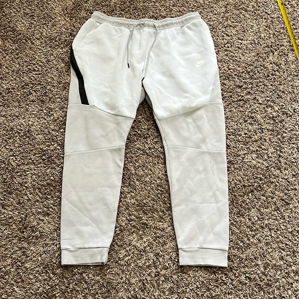 Nike Tech Fleece pants white grey pants mens XXL 2XL